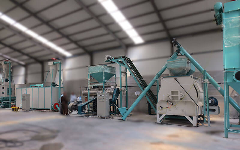 Linea di pellet per mangimi per pesci galleggianti